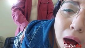 secretaria caliente se deja coger por su jefe y termina en cum facial (parte ii)