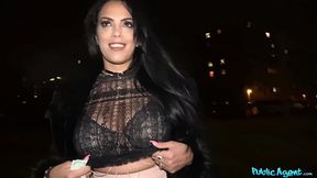 Public Agent - JUICY TITS and CHEEKS Latina tempted into going all the way