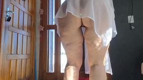 I caught my stepmother cleaning on camera