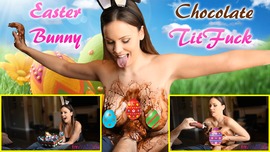 EASTER BUNNY CHOCOLATE TITFUCK