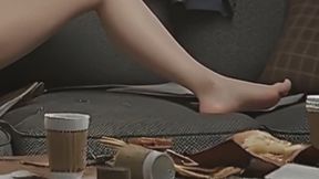 EXTREME PISS SQUIRT FANASY : Lucy PISSES herself during another wet dream in PUBLIC car ride