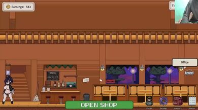 Cafe Seduction Part 2 Cartoon Gushing Choked Pixel Game