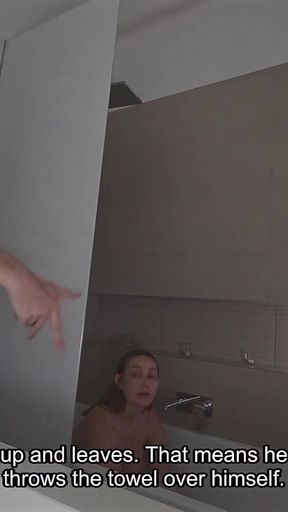S5e3 Behind-the-scenes Pt 2: Step Mom Sucks Matthew Meier in Steamy Bathroom