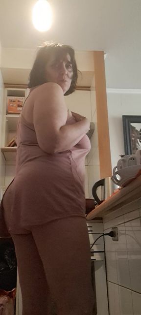 alone in the kitchen