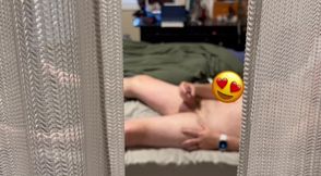 Peeping on Uncle Stuck in a Closet