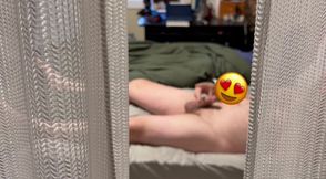 Peeping on Uncle Stuck in a Closet