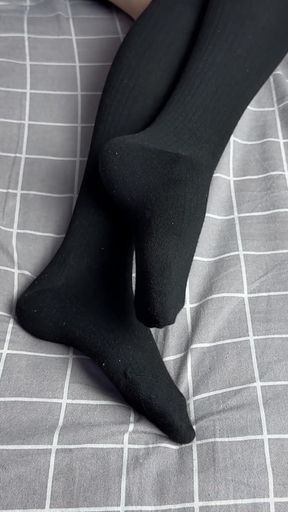Just You and Mistress in Long Black Socks