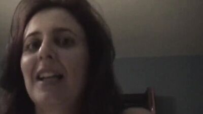 Chubby cougar is filming herself while having sex with her partner