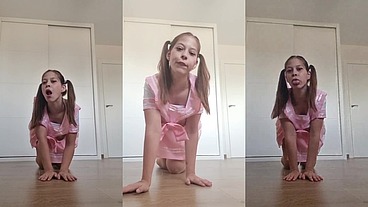 Blonde latina short 1