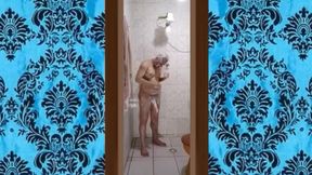 O Meu Banho Gostoso Com o Pau Duro 001