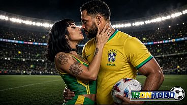 O Hexa veio com tudo: Gozada dupla na boca e na bunda ap&oacute_s esse despertar intenso
