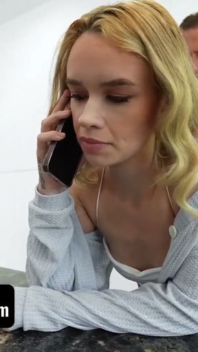 Strict Single StepDad Hires A New Live-in Nanny, Khloe, To Take Care Of His Home And His Big Cock   Clip 1