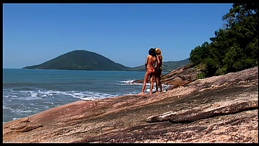 Girls Getting Wild On A Beach