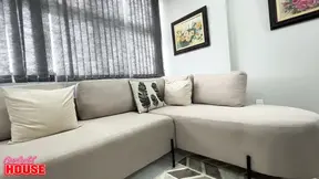 Naughty blonde wife shared by old cuckold and his friends