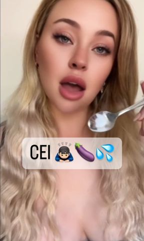 Cum Eating Instructions CEI 🙇🏻‍♂️🍆💦