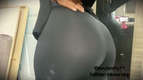 Eager fart slave takes farts under ebonys luscious booty