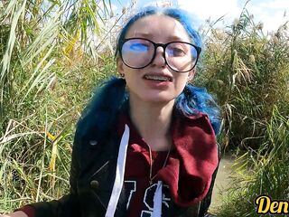 Compilation of tons of goo on the face of a cute beauty