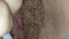 Playing with my pussy with my neighbor's stepsister