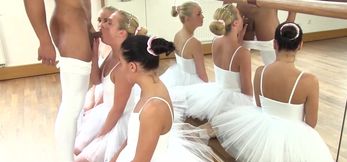 Three Teen Ballet Girls in Hardcore Foursome