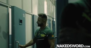 NAKEDSWORD Master Peter Inserts Immense Lollipop Into Allen King Fuck-Stick-Squashing Caboose