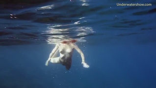 Tenerife underwater swimming hot ginger