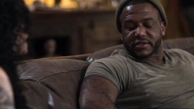 ADULT TIME - Inked Babe Lydia Black Is Caught Rubbing Her Clit In The Living Room By Her BFF!