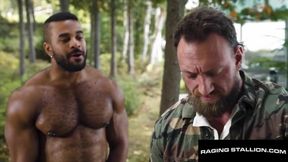 Jericho James owned in the wild by a raging hairy stallion with no condom