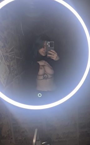 Answering All Your Messages at the Café Made Me Horny so I Made You a Little Video in the Toilet