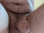 Moaning trying out my first dildo. Really, my first.