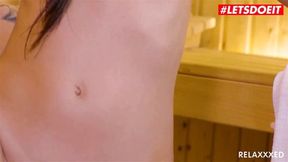 RELAXXXED Petite Brunette Selena Mur Is In The Mood For Sauna Sex LETSDOEIT