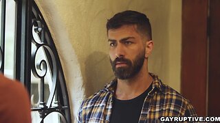 Steamy encounter: adam ramzi and jayden marcos in wild anal action with big cocks, rimming, and bareback fun!