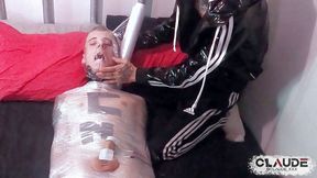 Mummification breath play, electro & throatfuck