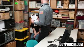 BoyPunish.com - Hunk cop's erotic raw fuck with short twink thief