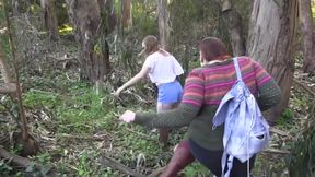 2 Women Are Walking and Want to Try Sex Outside and Love It!