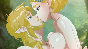 The Legend of Zelda. Link and Zelda Hentai Parody