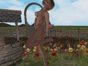 Outdoor Masturbation in Pantyhose