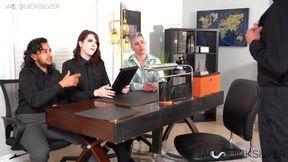 FTM Jaq Gushing Choked in Insane T4T Foursome Poundfest