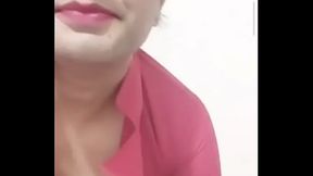 Beautiful crossdresser indian bottom smiling