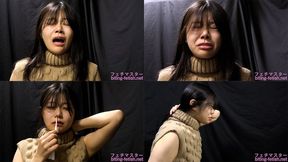 Yuno Kisaragi - CLOSE-UP of Japanese cute girl SNEEZING MOV