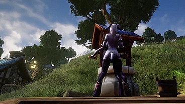 Draenei Futa Fucks Draenei Girl on the Wishing Well - Warcraft Porn Parody