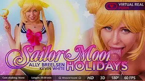 Ally Breelsen Kevin White in Sailor moon holidays - VirtualRealPorn