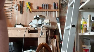 Clip solo fait maison d'un européen amateur se masturbant avec un gode