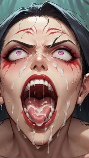 Screaming Jungle Orgasm: Four Penises & Explosive Ejaculation