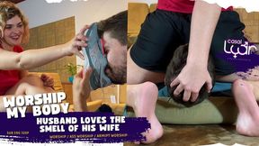 WORSHIP MY BODY! Husband Loves the Smell of His Wife (SUB ENG 720p) WOSHIP, ASS WORSHIP, FACESTTING C4STaboo25
