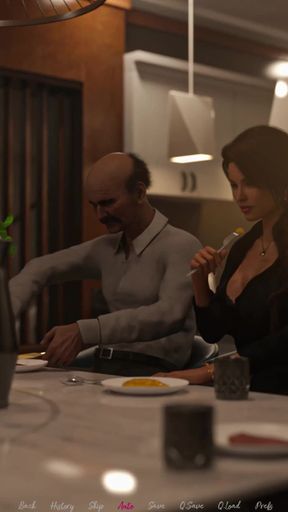 Being a Wife 21 Goro Enjoy Playing with Christines Breast