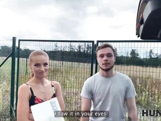 HUNT4K. Red riding hood has such a smutty mind. Sexy sex with Lucianna Lucci