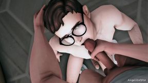 two young students decided to have hard anal sex in the library...