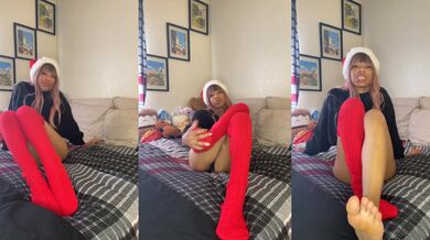 Big Ebony Kneesocks JOI Holiday Nut