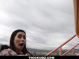 Thickumz - Cute Amateur Angel Shows Off In Public