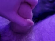 POV HUGE CUM SHOT, draining full Balls